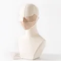 Mascarilla facial de protección solar de seda nude anti rayos UV transpirable - Champán