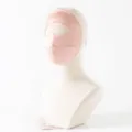 Mascarilla facial de seda de verano protección solar cara completa transpirable - Talla Única (Ajustable) / Rosa