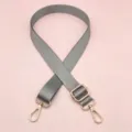 Grijs nylon tasriem 2,5 cm verstelbare crossbody vervangende schouderriem voor damestassen - Lichtgrijs