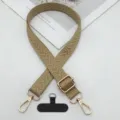 Tracolla per telefono intrecciata con lunghezza regolabile e linguetta universale. - Pad Stile T / Kaki
