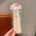 Graziosa fascia per capelli in pizzo per bambini con nastro magico e stella per frangia. - Fiocco / Stella Marina Giallo