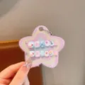 Niedliche 3D Cartoon Kunstnägel für Kinder, handgefertigte abnehmbare falsche Nägel süß. - Kaninchenkopf Blumen