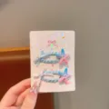 Set di graziosi fermagli per capelli da bambini con stelle marine blu e fiocchi. - Fermagli per Capelli Stella (Paio) / Sfumatura blu
