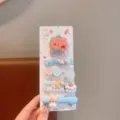 Set fermagli per capelli orsetto carino per ragazze, forcine perle blu, accessori per bambini. - Set da 5 Pezzi Gelato Orsetto Blu
