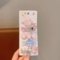 Bambini estate oceano stella conchiglia forcine simpatico rosa resina perla set - Rosa Stella Marina Polpo (Set da 5 Pezzi)