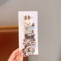 Affascinanti mollette per capelli lavorate a maglia con graziosi disegni di conigli. - Stile Coniglio e Fiore / Confezione da 5