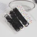 Black seamless hair ties elastic hair bands set for women and kids daily hair styling accessory - Black Style