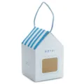 Ins style small house window gift box with blue stripe roof and handle for bakery souvenirs. - Small House (Blue) / Blue