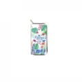 Long PU leather zipper wallet with beautiful watercolor floral print and inspirational quote design. - Sunflower Letter(DX2686F)