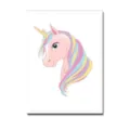Cute pink unicorn print passport holder card case protective cover for students - Pink