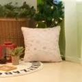 Weihnachten Schneeflocke Plüsch Kissenbezug rosa weicher Kissenbezug für Sofa Dekoration - Hellrosa