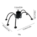 Creative iron spider candle holder metal Halloween decor table centerpiece 13.4x10.5x3.8cm - Spider Style A / Black