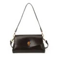 Damen Umhängetasche Schultertasche Retro PU Leder braune Handtasche für den Alltag Pendeln - Kaffeebraun
