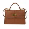 Sac à main élégant pour femme bandoulière marron design de luxe tendance sac quotidien - Marron