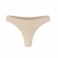 Tanga slip basso senza cuciture, colore nude solido traspirante per sport e yoga. - Taglia S / Pantaloni e gonne / Bianco avorio