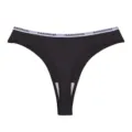 Donna perizoma senza cuciture mutandina tinta unita comoda sport yoga perizoma con vita elastica - Taglia S / Pantaloni e gonne / Nero