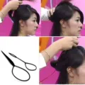 Black hair loop styling tool set for girls lazy braid maker hair styling accessories - Hair Styling Loop (2 Pcs) / Black