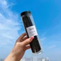 Canned black hair ties set, durable elastic hair elastics for ponytail, daily styling accessories. - Black System