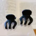 Set di mini mollette per capelli nere opache, graffette per capelli piccole per donna e styling. - Nera Piccola 2CM Confezione da 2