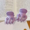 Piccola molletta per capelli opaca viola, forcina semplice per uno styling quotidiano chic. - Viola Piccola 2CM Confezione da 2