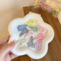 Set fermagli per capelli a stella pastello per bambini simpatiche mollette metalliche. - 9565B Fermagli a Stella Cadente 10 Pezzi