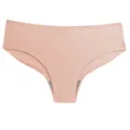 Women's seamless ice silk breathable solid color comfortable underwear detail view - XS / Nude