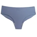 Women seamless ice silk solid color breathable comfort briefs underwear for daily wear - XS / Grey Blue