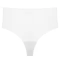 Women seamless high waist thong underwear breathable ice silk solid color comfortable panty - XS / Bottoms / White