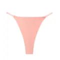 Tanga da donna a vita bassa senza cuciture rosa seta di ghiaccio traspirante slip - Taglia M / Pantaloni e gonne / Rosa