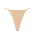 Comodo tanga da donna a vita bassa senza cuciture in seta di ghiaccio traspirante. - Taglia M / Pantaloni e gonne / Caffè