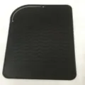 Tappetino in silicone resistente al calore nero per strumenti per capelli, supporto arricciacapelli. - Nero