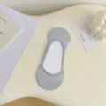 Calzini invisibili da donna, calze estive sottili e traspiranti in rete per scarpe basse casual. - Taglia unica / Blu grigiastro