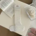 Comfortable white ballet style mesh stirrup socks for women, breathable summer leg warmers. - One Size / Creamy White