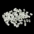 Dos de boucles d'oreilles en plastique transparent en vrac pour la fabrication de bijoux DIY. - Style Octogonal / 15000 Pièces/Paquet