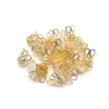 Capuchons de perles filigranes dorés cône de fleur DIY fabrication de bijoux artisanat - Petit (5000 Pièces/Paquet) / Or KC