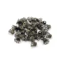 Antique Bronze Metal Flower Bead Caps for DIY Jewelry Making and Tassel Hairpins - Antique Bronze