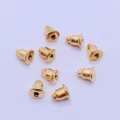 Goldfarbene metall kugel ohrring rueckseiten verschluss ohrstecker diy schmuck zubehoer teile - 5000 Stück/Packung / KC Gold