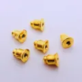 Goldfarbene Kugel-Ohrringruecken fuer DIY-Schmuckherstellung, sichere Metall-Ohrstopper. - 5000 Stück/Packung / Imitationsgold
