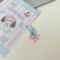 Cute pink and blue turtle keychain resin bag charm cartoon animal pendant gift for girls - Little Turtle