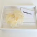 Κορεάτικο ins στυλ διαφανής φιόγκος από οργάντζα λάστιχο μαλλιών, αφράτο αξεσουάρ μαλλιών. - Ζαχαρί μπανανάκια μαλλιών
