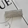 Elegant rhinestone hair clip sparkling crystal bobby pin for women daily styling accessory - Square BB Clip / Silver
