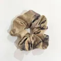 Vintage Chinese ink-wash silk scrunchie for women, elegant retro hair tie and accessory. - Ink Hair Scrunchie 5 (Without Ribbon)