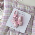 Cute pink gradient butterfly keychain sweet aesthetic bag charm metal accessories for women - Light Pink