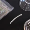 Silberne Strass Haarnadel für Damen, glänzende Kristall Haarklammer, elegante Haarspange Accessoire. - Zweireihige Haarnadel / Silber