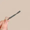 Pinza de Pelo de Metal con Cristal y Strass Horquilla Lateral Brillante Mujer - Lazo con Cristales