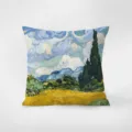 Artistic oil painting throw pillow cover detail, classic vintage style square cushion case. - French Vintage Art Oil Painting 5