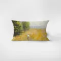 Cuscino rettangolare in velluto con pittura ad olio vintage francese divano moderno minimalista - 30x50cm (Senza Imbottitura) / Pittura ad Olio Vintage Francese 3