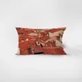 French retro oil painting velvet rectangular throw pillow modern art sofa living room cushion - French Vintage Oil Painting 8