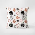 Cojín decorativo con diseño de naipes para sofá de sala de estar y soporte lumbar de auto. - Estampado de Doble Cara 35x35cm (Fundas Sin Relleno) / Patrón pkpBz05