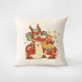 Chinese dragon print throw pillow cover festive plush cushion case soft sofa room decor - Prospective Business Dragon
